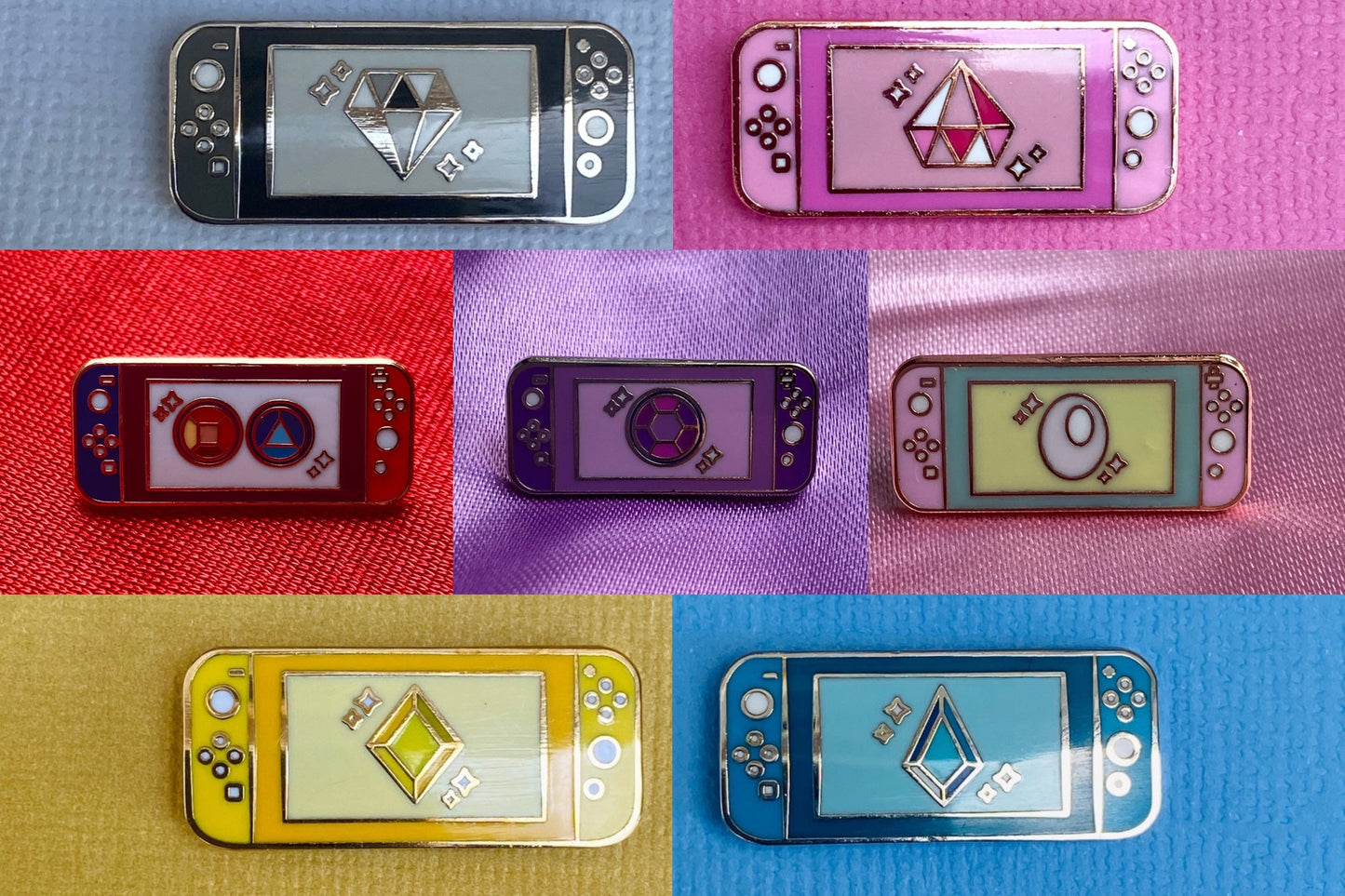 Steven Universe Nintendo Switch Enamel Pins