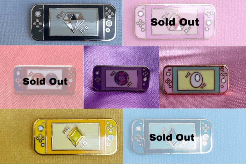 Steven Universe Nintendo Switch Enamel Pins